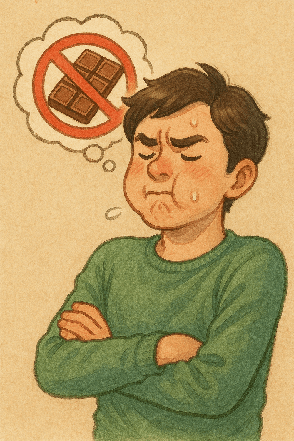 뇌는 ‘절대 안 돼’를 들으면, 먼저 침을 삼킨다