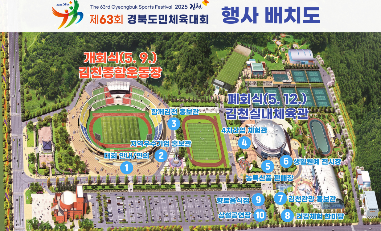 경북 도민체전 일정 2025