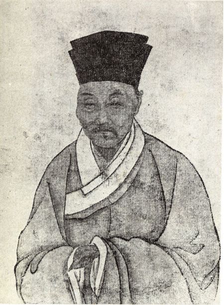 명나라 후기 학자인 赵宧光의 초상화