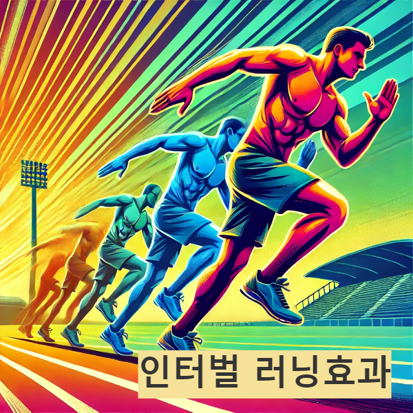 인터벌 러닝효과 이미지