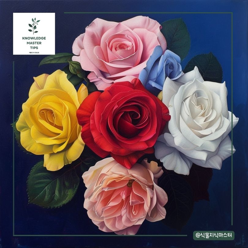 장미꽃 꽃말과 여러 의미들 - 색상별 의미