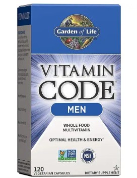 남성종합비타민 추천 - 가든오브라이프 비타민 코드 맨 홀 푸드 멀티비타민