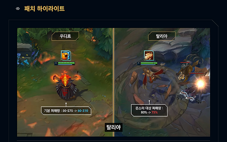 우디르와 탈리야의 변화된 점