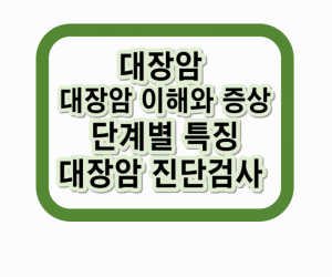 대장암에 대한 이해와 증상 알아보기