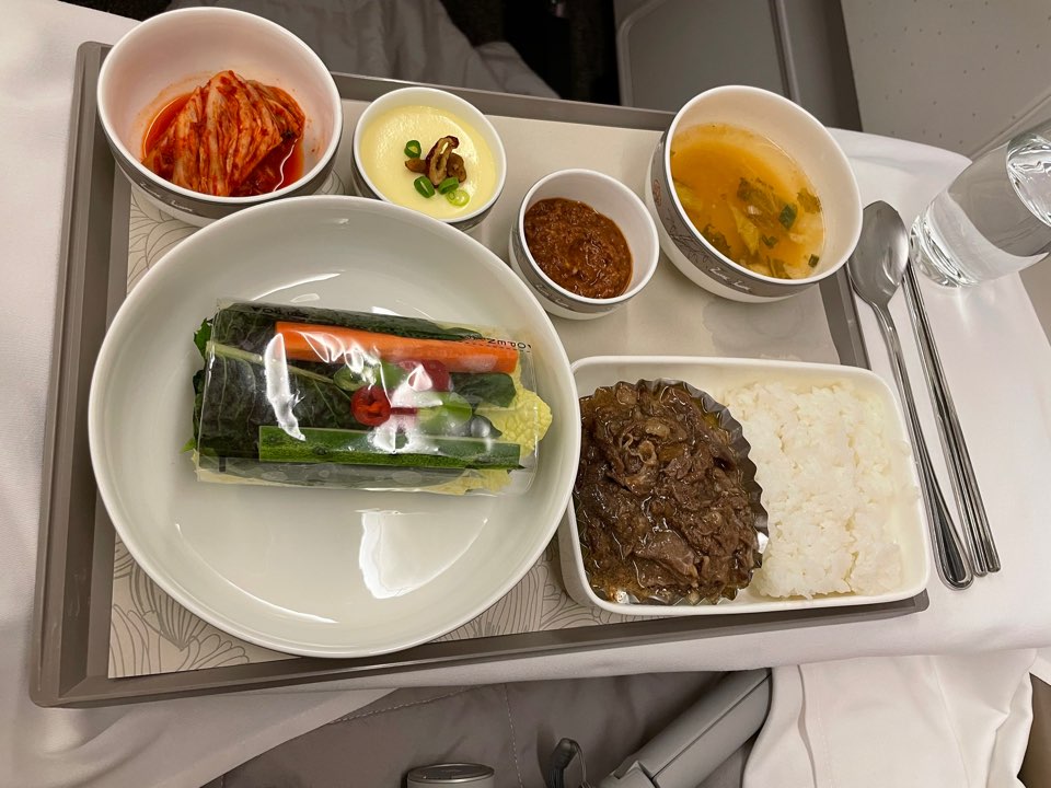 아시아나 비지니스 : 불고기 영양쌈밥 사진