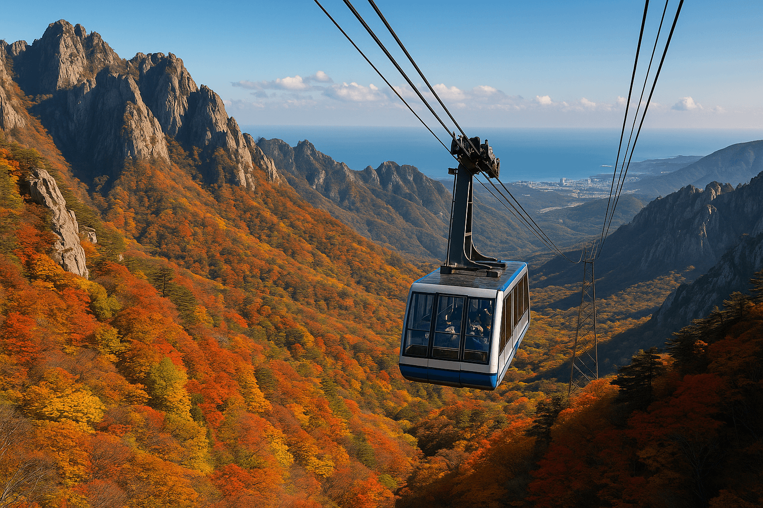 속초 설악산 케이블카 타고 즐기는 산악 전망 여행과 천상의 풍경