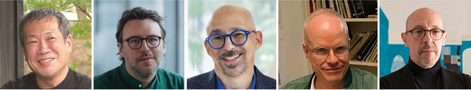 日 저널리스트 사사키 도시나오, 英 저널리스트 마이클 바스카, 美 큐레이터 스티븐 로젠바움, 英 갤러리 디렉터 한스 울리히 오브리스트, 英 큐레이터 애드리언 조지