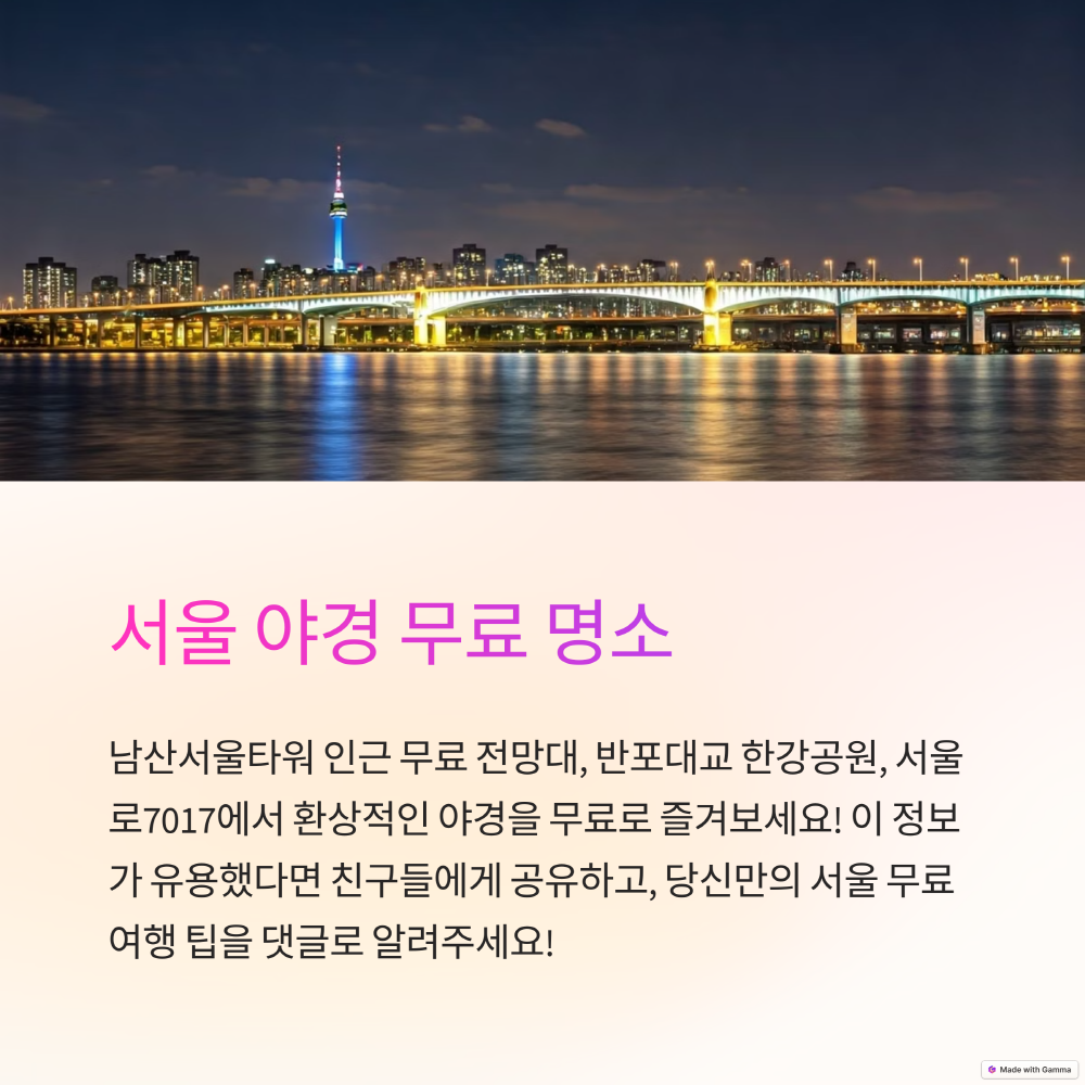 서울 야경
