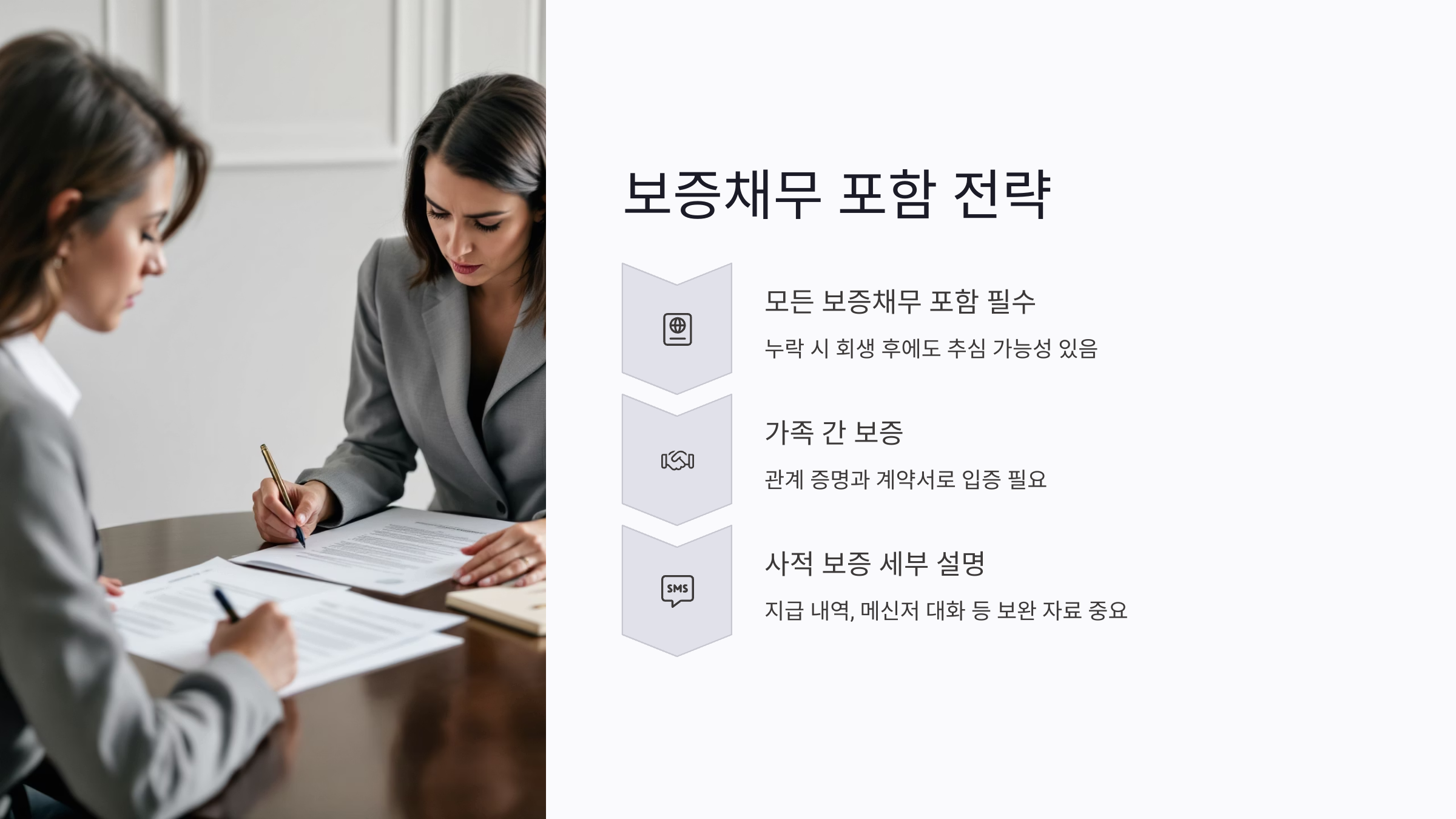 보증채무 포함한 개인회생 전략