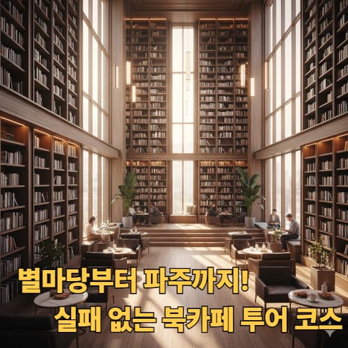 전국 대형 북카페 투어 책 읽으며 힐링하는 주말 여행
