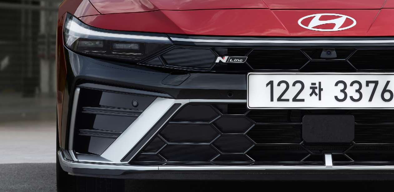 더 뉴 아반떼 하이브리드 N Line 전용 디자인