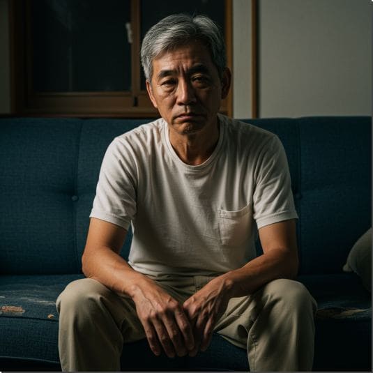 원인 모를 체중 감소와 만성 피로로 시달리는 중년 남성