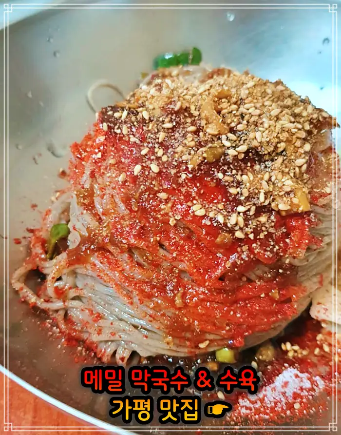 경기 가평 맛집 수도권 최고의 막국수