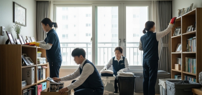 안성 고인 유품정리