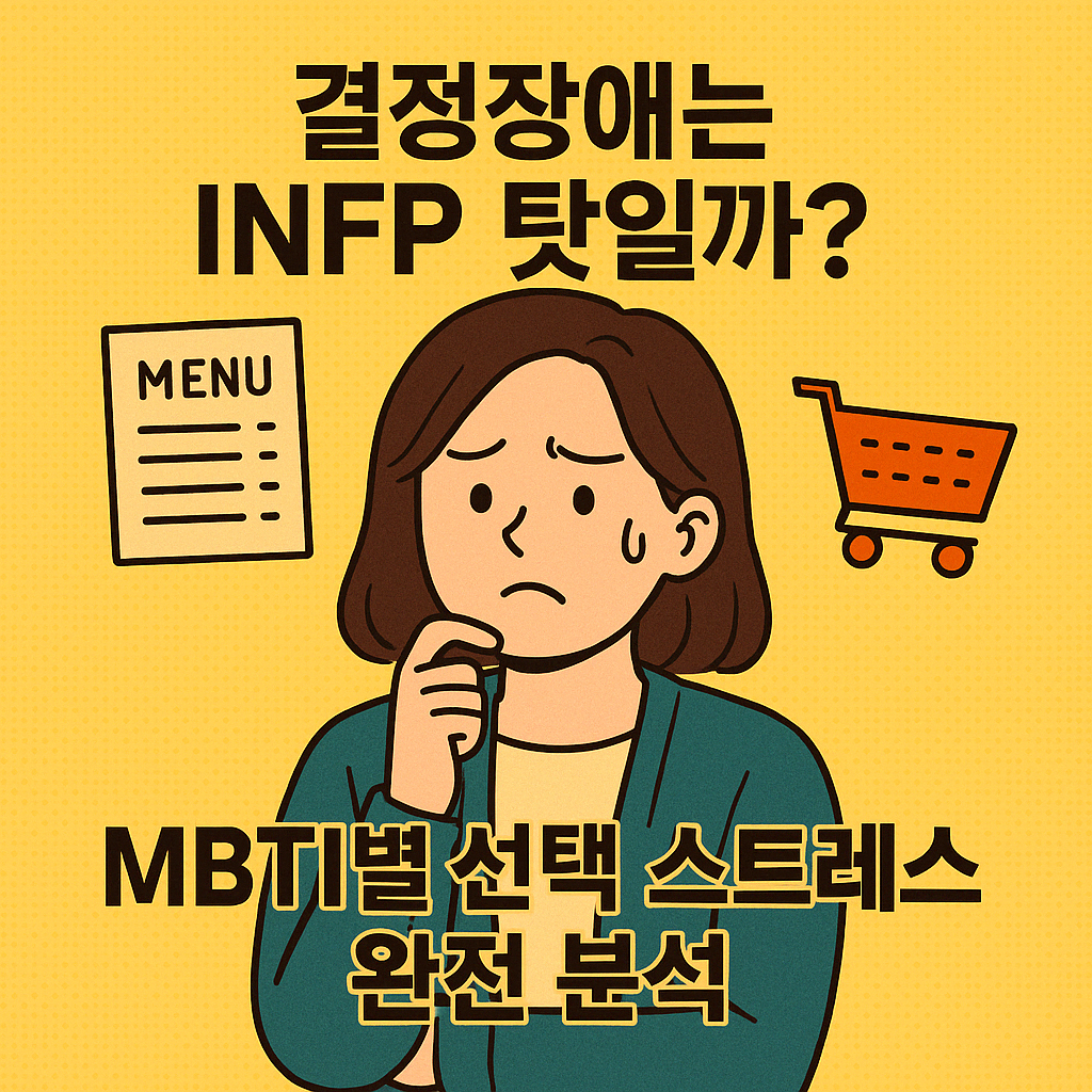 MBTI 선택심리