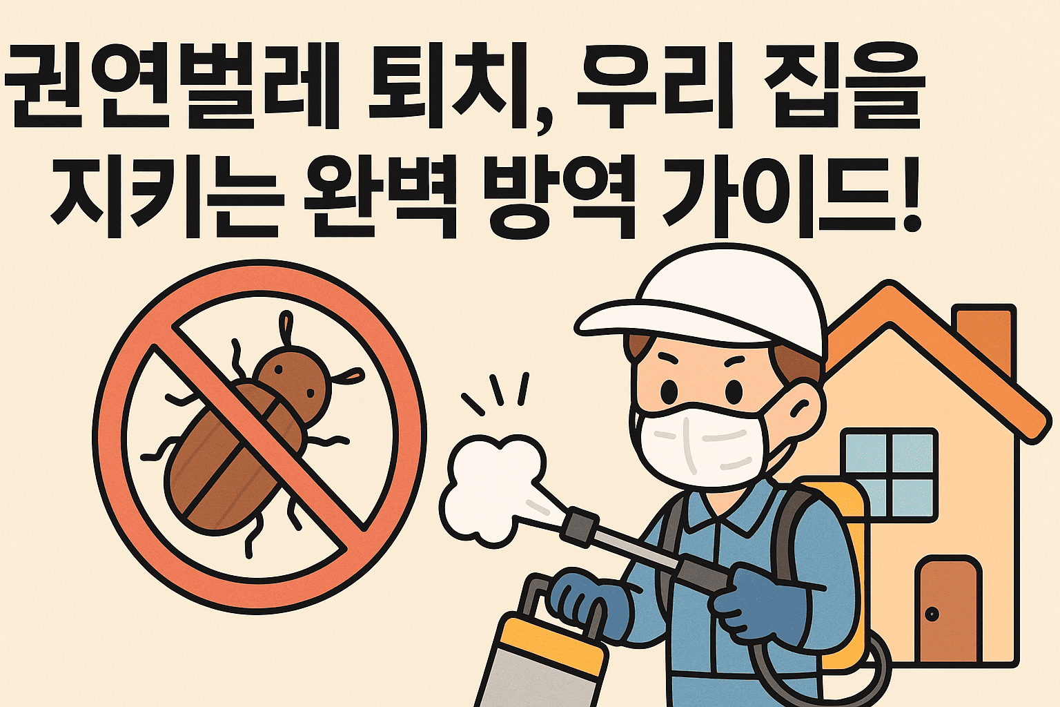 권연벌레 퇴치, 우리 집을 지키는 완벽 방역 가이드!