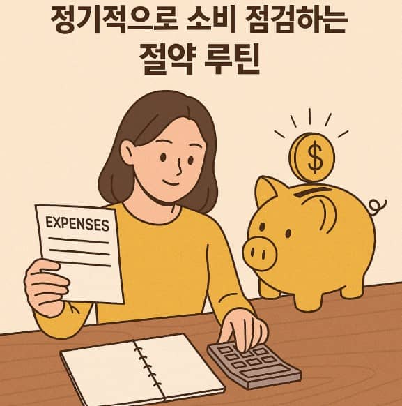 정기적으로 소비 점검하는 절약 루틴