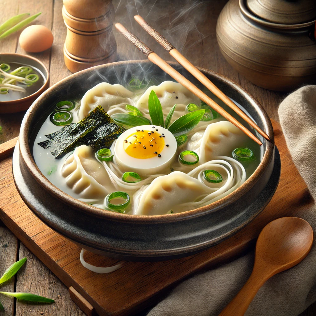 간단한 만두국 끓이는 법