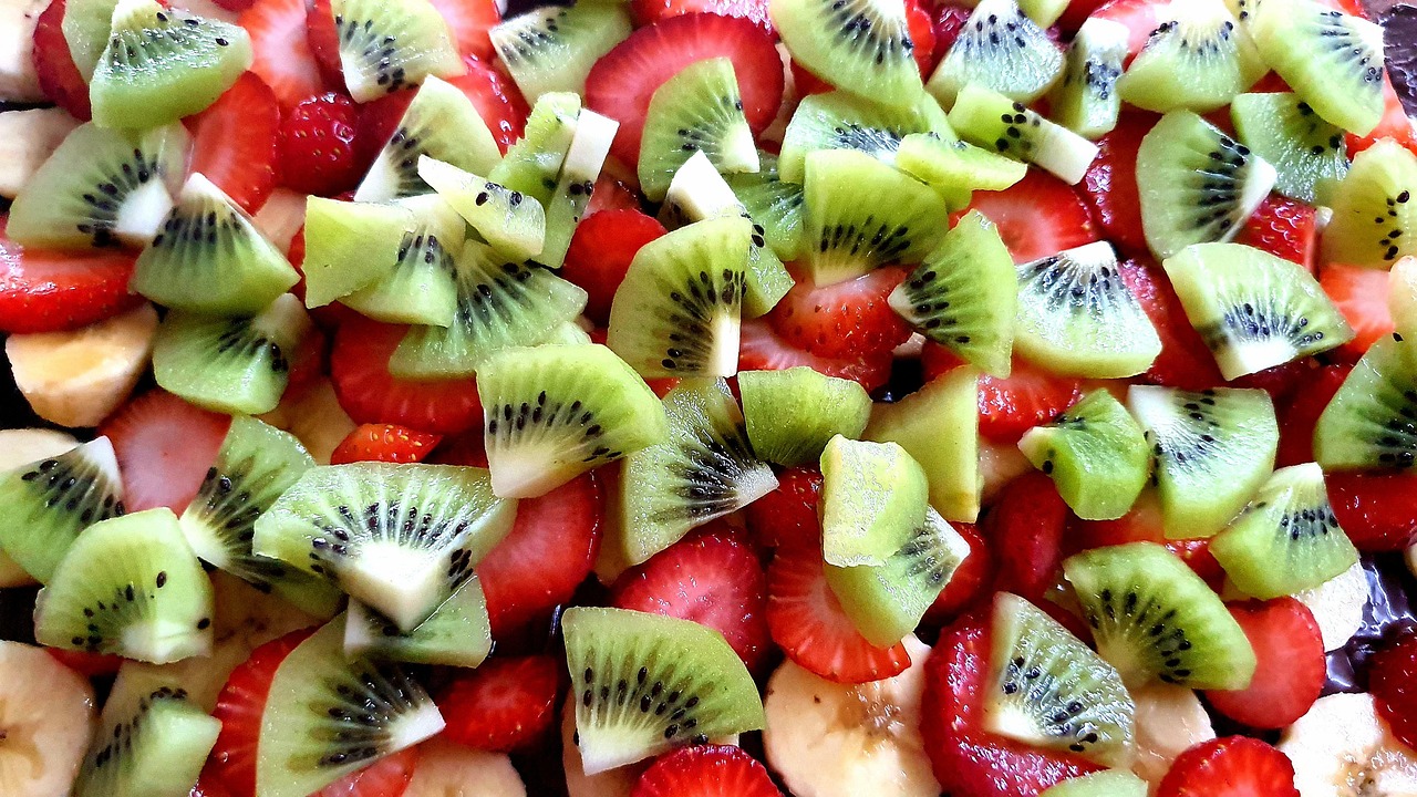 '키위'와 건강, 피부 미용, 다이어트, 초록 키위 vs 골드 키위 비교