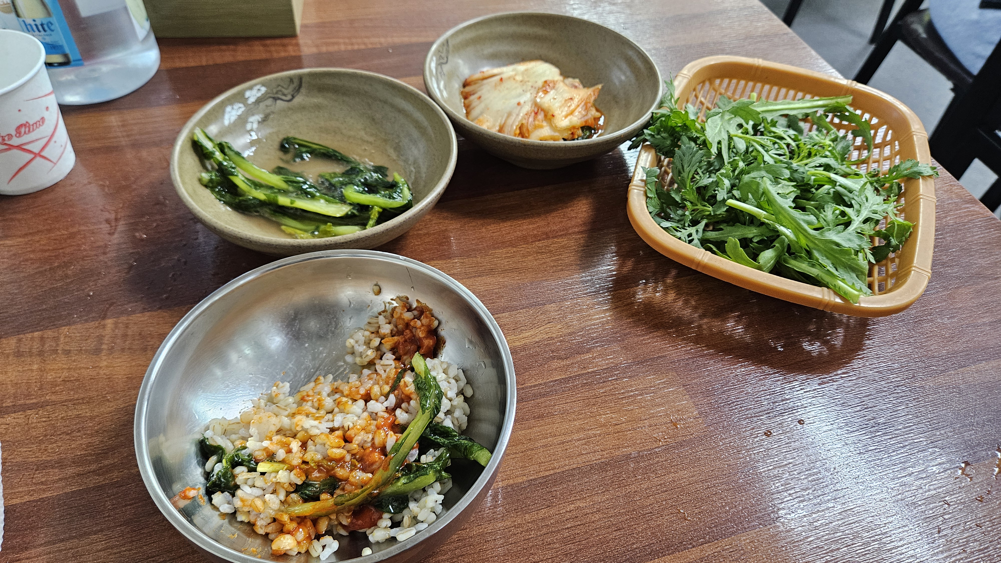 경성 칼국수 보리밥