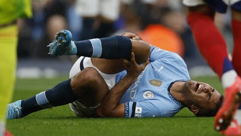 십자인대 파열 부상당한 선수