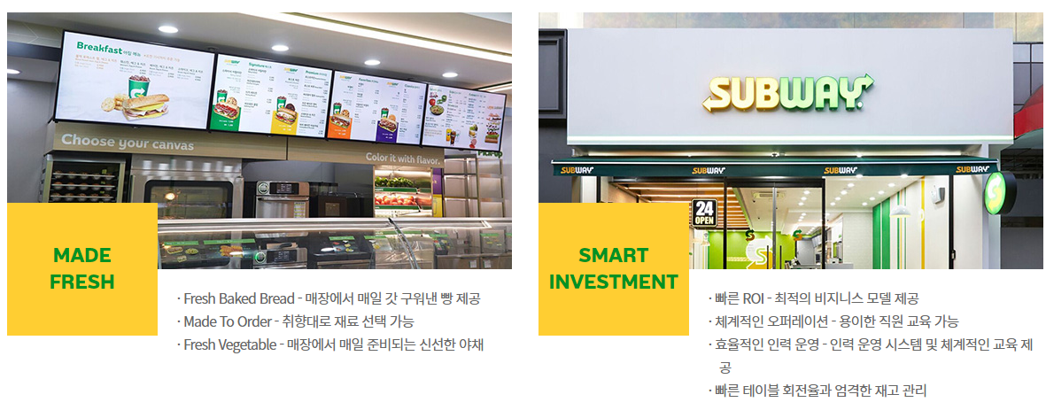 서브웨이 창업