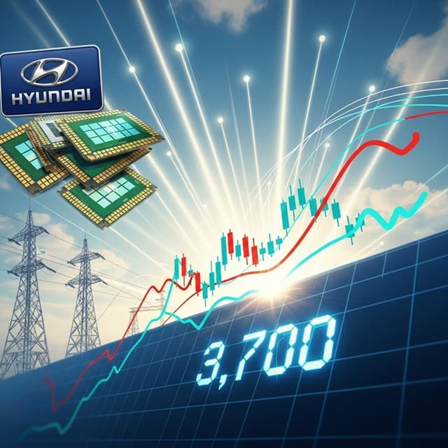 코스피 3,700 돌파와 산업 아이콘