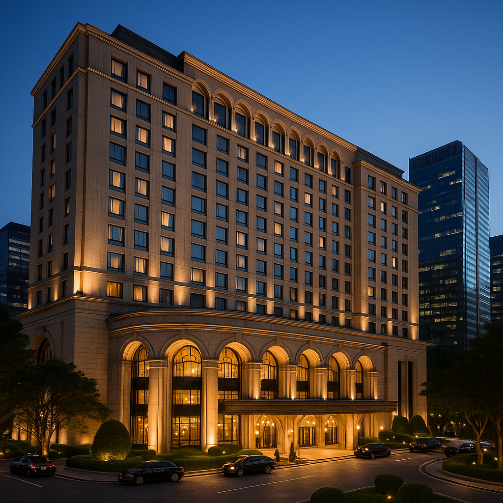 서울 5성급 호텔 정면