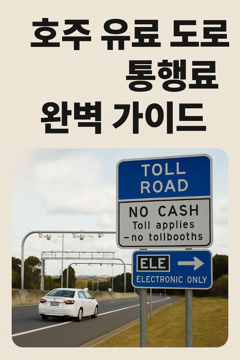 호주 유료도로 통행료 완벽 가이드