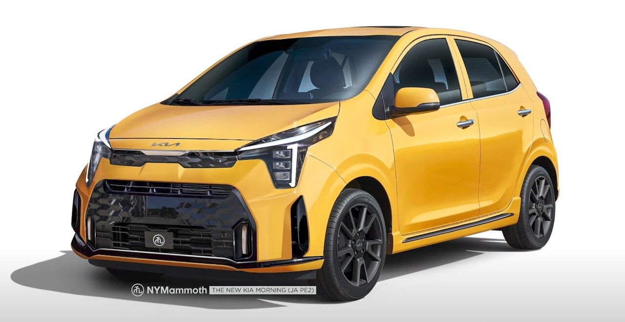 기아 신형 모닝 페이스리프트 예상도