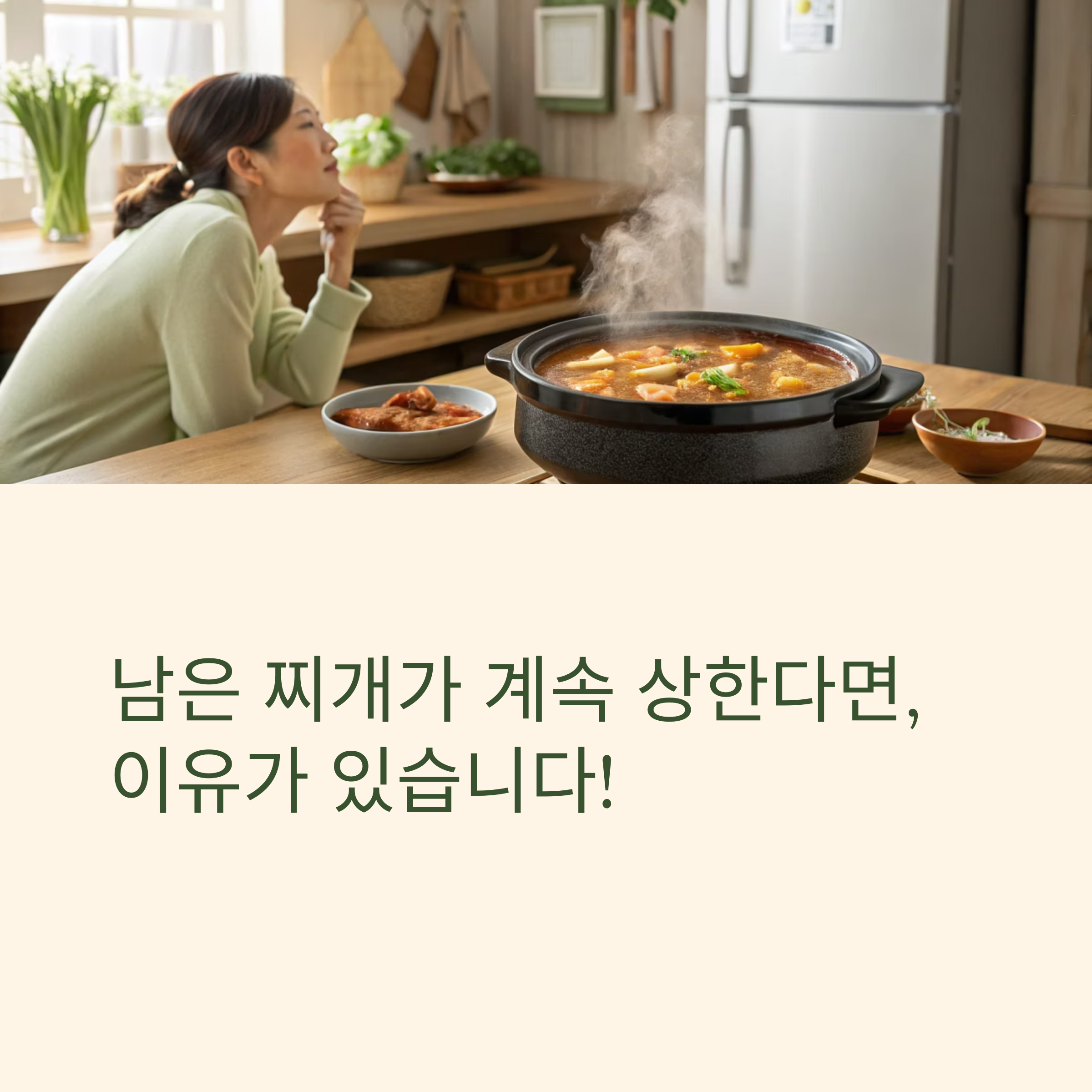 남은 찌개, 이렇게만 보관하면 절대 상하지 않습니다!