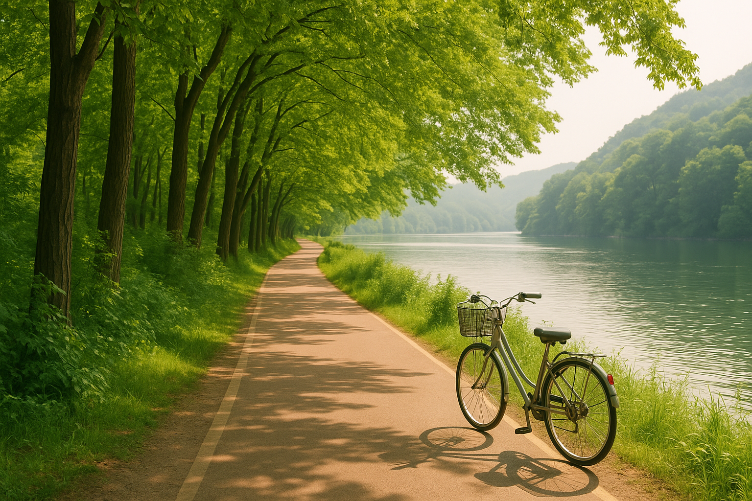 춘천 남이섬 자전거 여행 코스