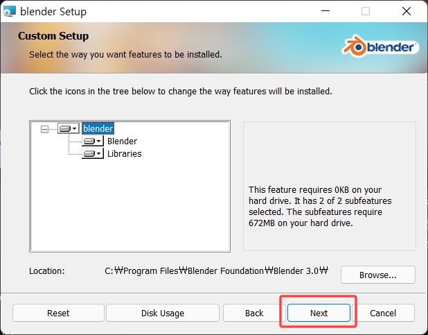 블렌더 무료 다운로드