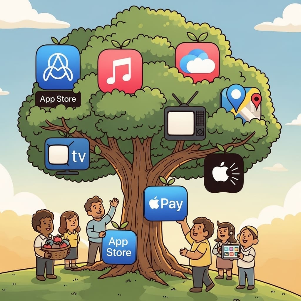 애플의 압도적인 수익 사업 : 서비스 부문