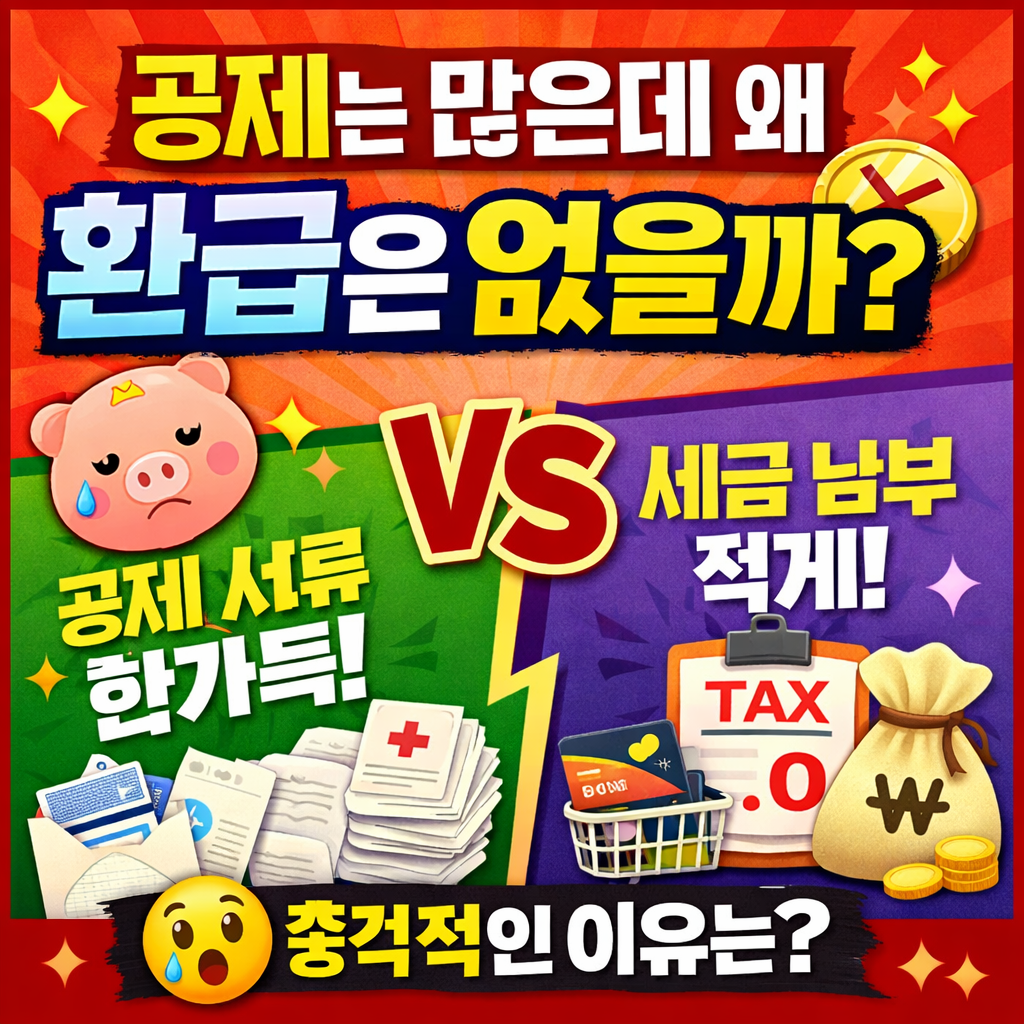 2026 연말정산 시즌, 공제를 많이 받아도 환급이 적거나 없는 이유가 궁금하신가요? 소득공제와 세액공제의 차이부터 환급을 늘리는 전략까지 사례 기반으로 친절하게 설명해드릴게요.
