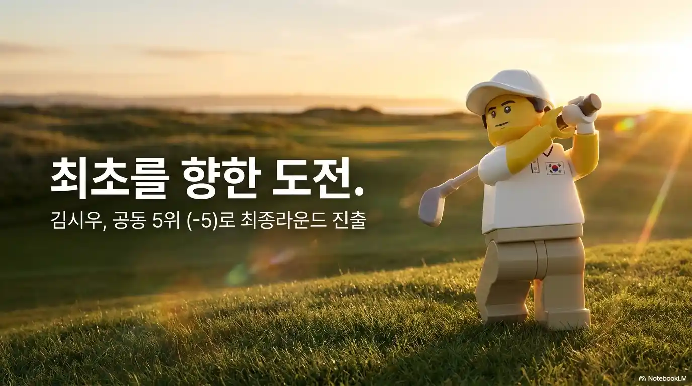 김시우 디 오픈 최종 라운드 진출과 우승 도전 이미지