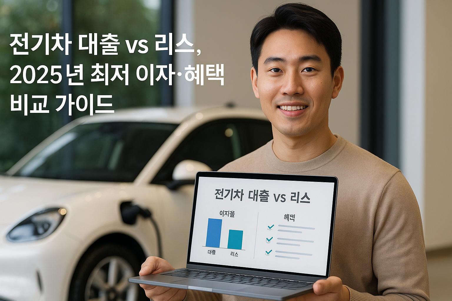 전기차 대출 vs 리스, 2025년 최저 이자&middot;혜택 비교 가이드 관련 이미지