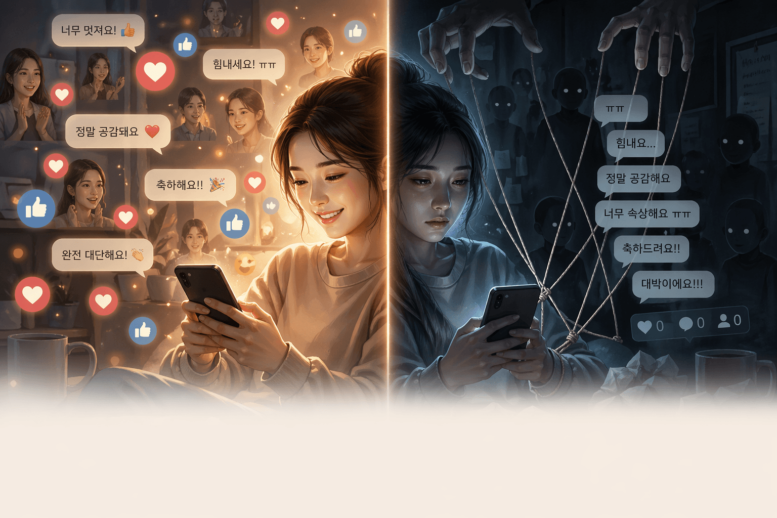 공감도 이제 의무입니다 사람들이 &lsquo;공감 댓글&rsquo;을 강요받는 진짜 이유