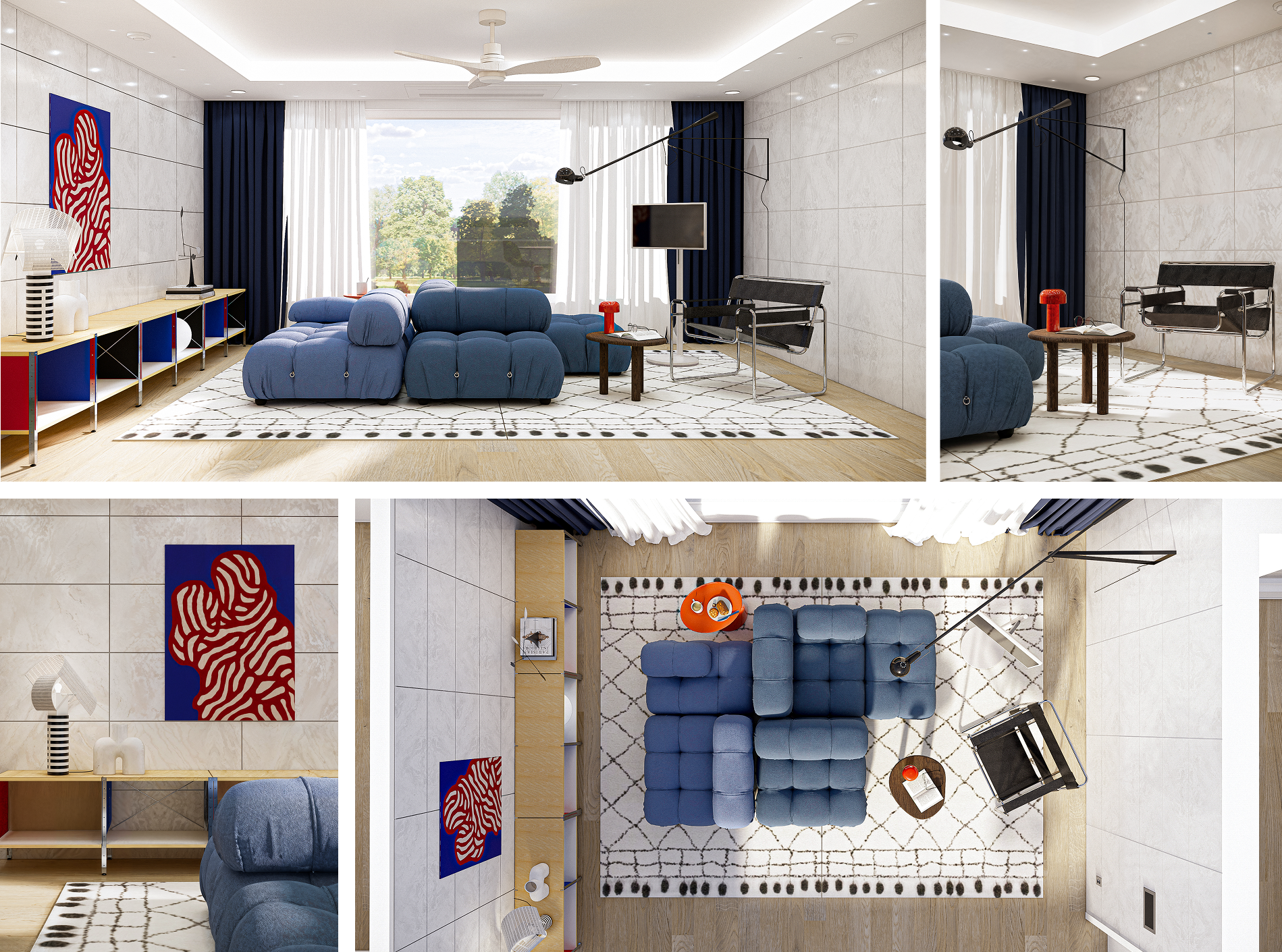 비앤비 이탈리아의 Camaleonda Sofa