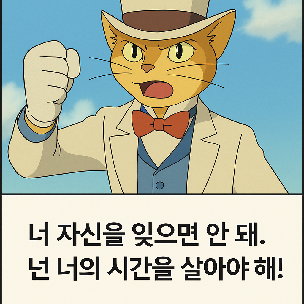 고양이의 보은 명대사 이미지