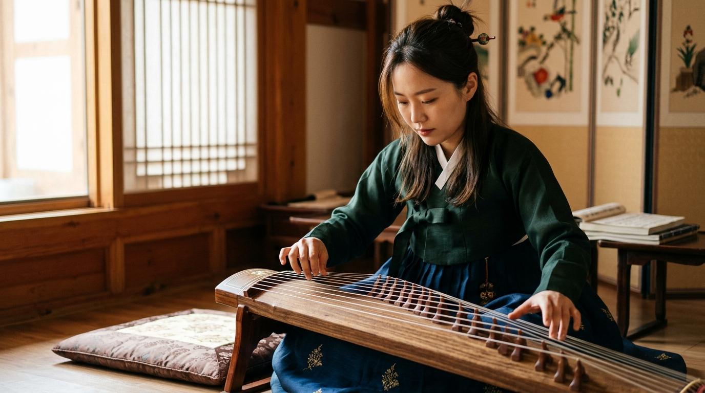 가야금의 연주법