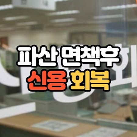 파산 면책후 신용회복 기간