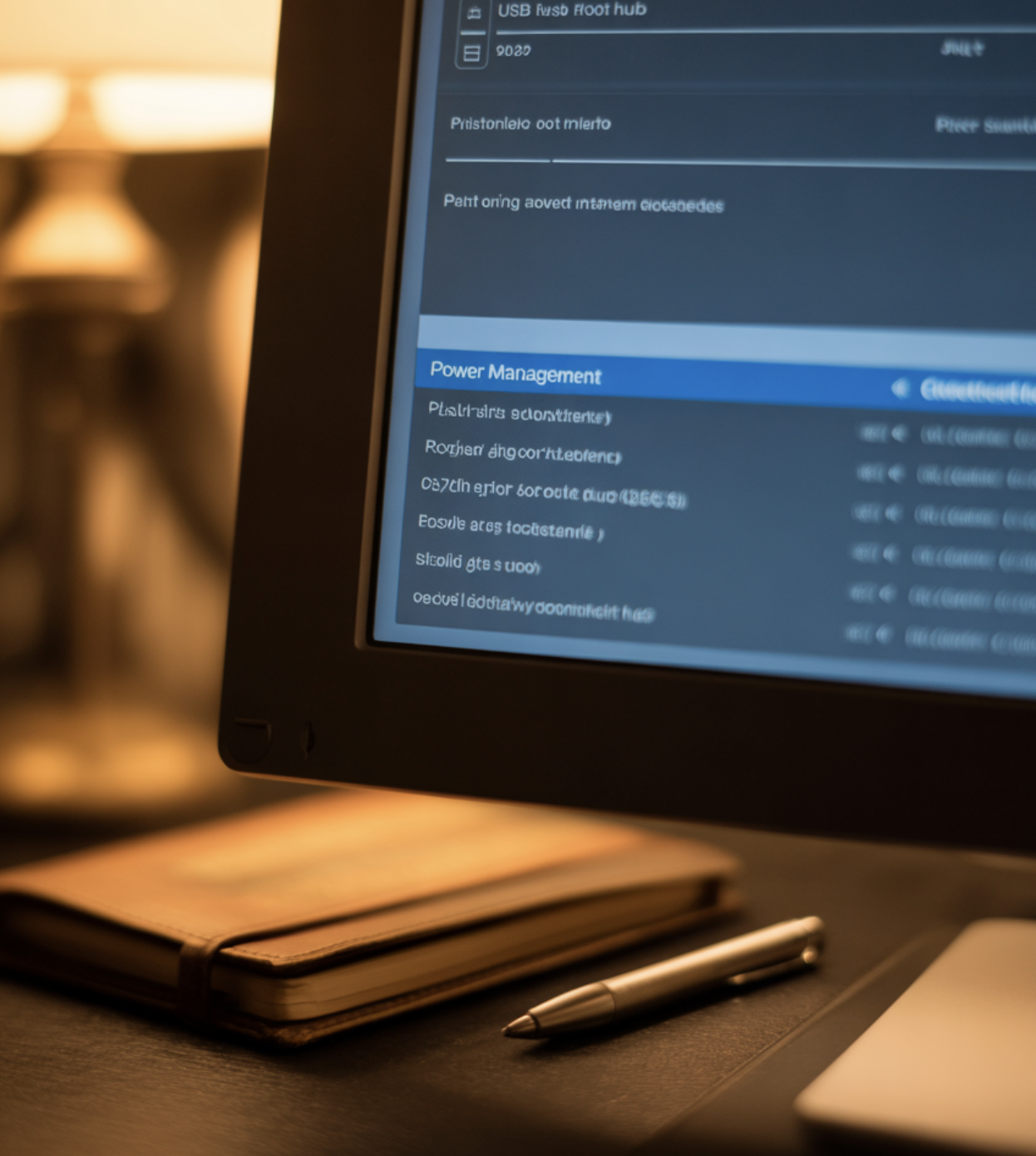 4. USB 장치의 잠 깨우기 권한 확인