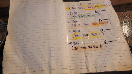 다가양조장메뉴판