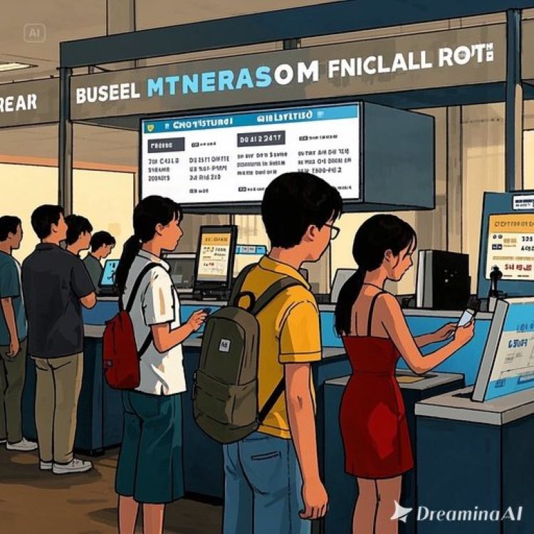 영화팬·가족·연인이 부산국제영화제 공식 홈페이지/현장매표소에서 티켓팅, 모바일티켓 확인하는 모습, 예매시간 알림 화면