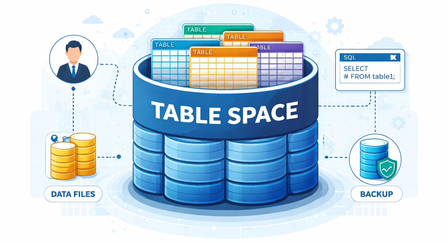 오라클 테이블 스페이스(Table Space)