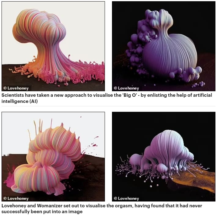 '절정'을 AI로 시각화 하면? VIDEO: Scientists use AI to visualise 10 people's ORGASMS