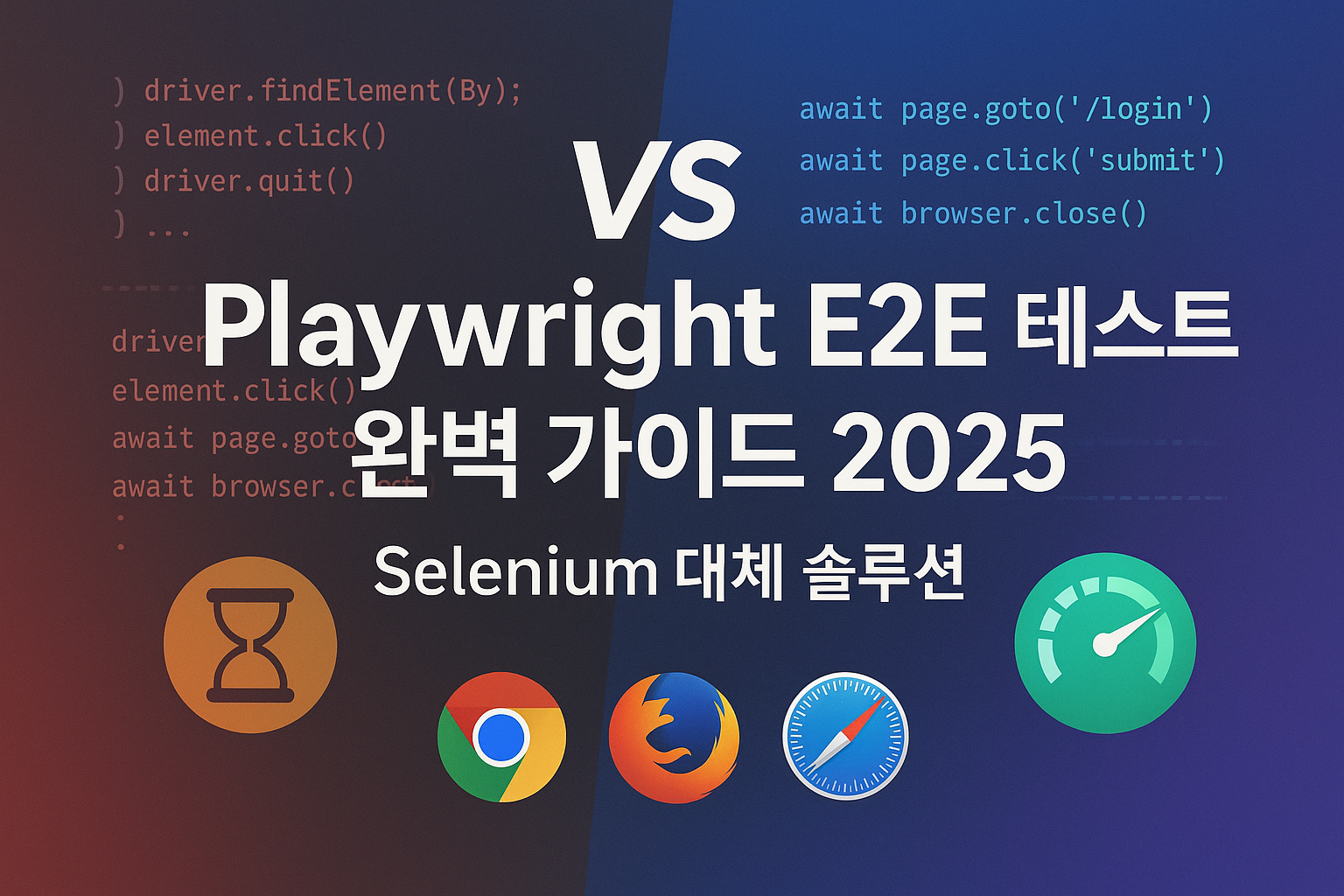 Playwright로 E2E 테스트 자동화 - Selenium 대체 완벽 가이드 2025