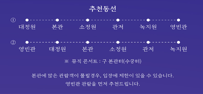 청와대 야간개장