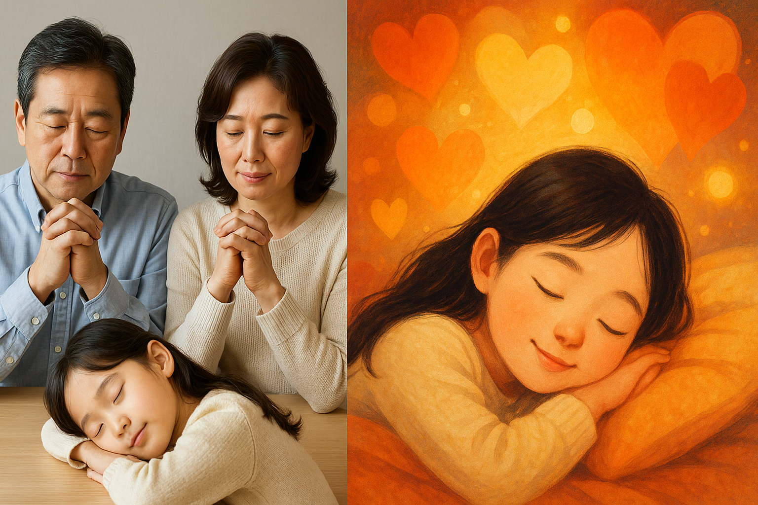 기도하는 부모님이 내게 준 사랑과 축복의 꿈